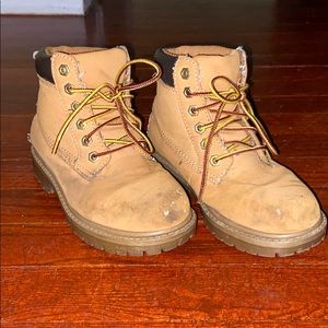 Boys size 1 work boots